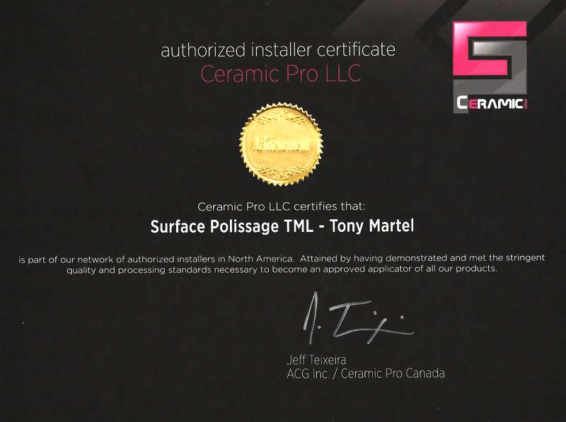 Ceramic Pro Certified